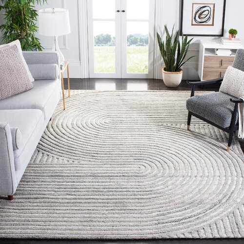 Wade Logan® Baylay Handmade Hand Tufted Beige Rug & Reviews | Wayfair