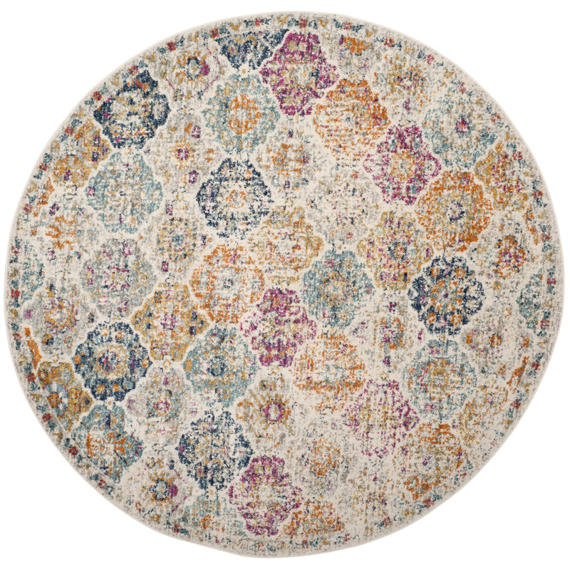 Oriental Area Rug, Round 160cm