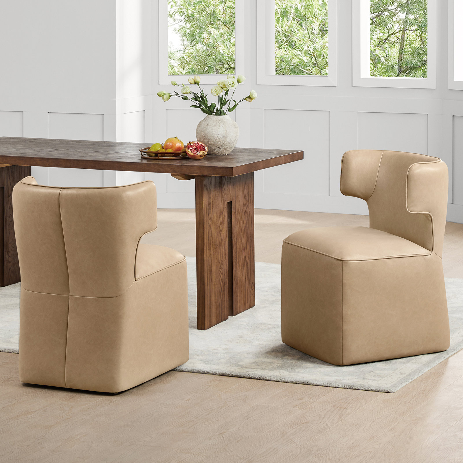 Sardinia Pine Dining Chair, Copley Brown Performance