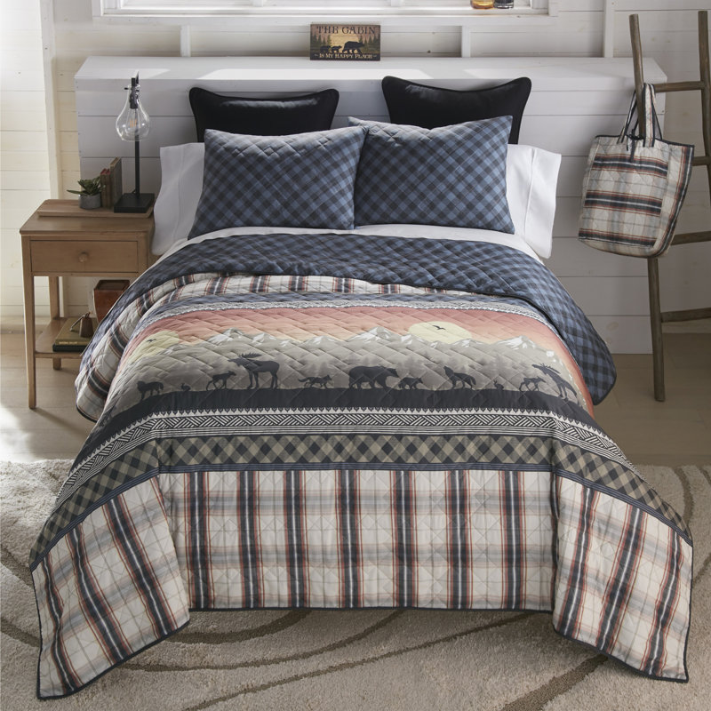 Ensemble de courtepointe Queen's Your Lifestyle par Donna Sharp, Courtepointe grand + 2 couvre-oreillers standard