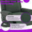 Fauteuil inclinable manuel pivotant avec massage et chauffage, capacité de poids de 300 lb, fauteuil inclinable en cuir PU-2091668787