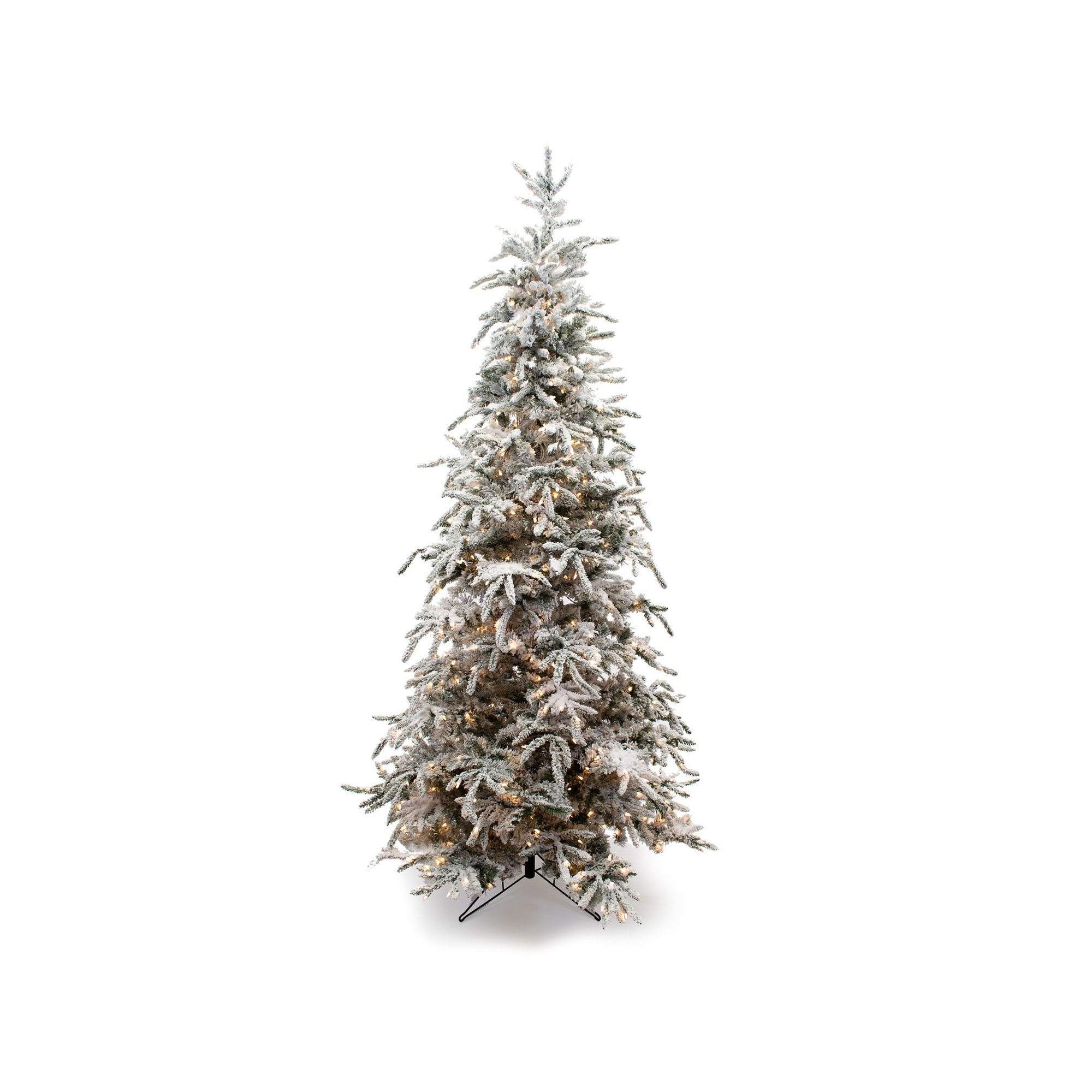 Lighted Artificial Balsam Fir Christmas Tree, 12 ft.