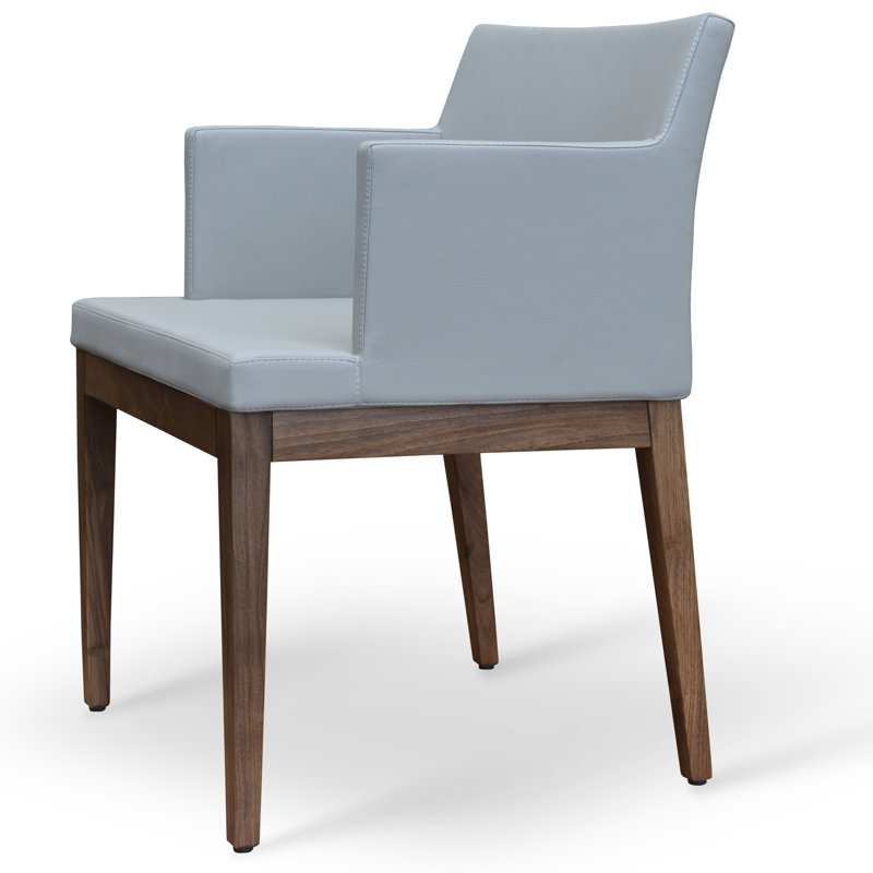 Fauteuil l 22 po Soho, Noyer, Similicuir os