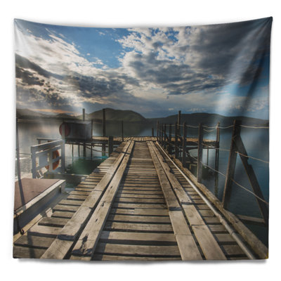 Grand pont en bois tapisserie de nouvelle-zélande