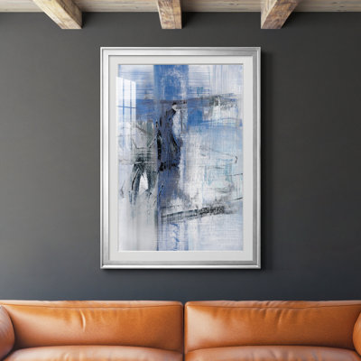 " Reflections In Indigo " Painting Print