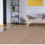 Tapis décoratif de laine brun clair en laine noué à la main de conception unique 5 pi 3 po x 7 pi 10 po noué à la main New Age