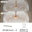 42'' Modern Gold Retractable Ceiling Fan With Light, Remote, And 3-colour Dimmable Led