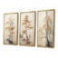 «Beige Tree Pine Tranquility», ensemble de 3 impressions sur toile de pin-573008013-573008756