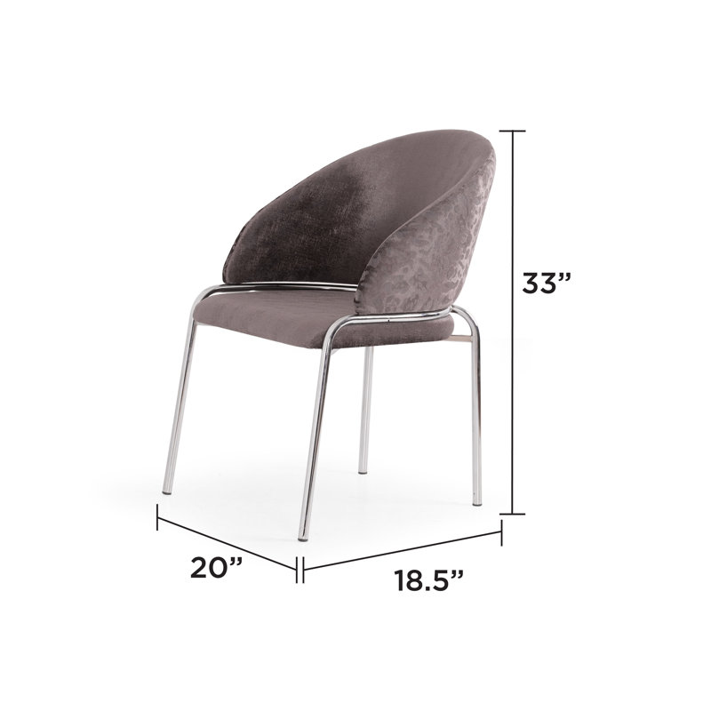 Chaise de salle à manger Sirah, Gris