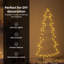 Metal Christmas Tree with Stand Black Steel-965714399