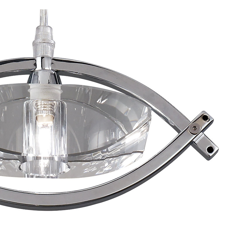 Wallen 1 - Light Unique/Statement Pendant, Polished Chrome