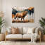 Faune, art mural gris-1756127448