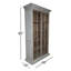 Bibliothèque standard en bois massif H 85 "x l 48" Herminie-1347243366
