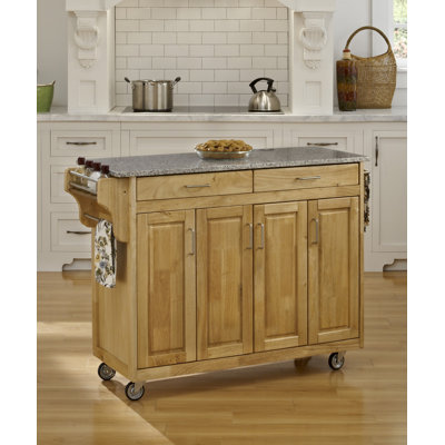 Littrell Granite Top Kitchen Island