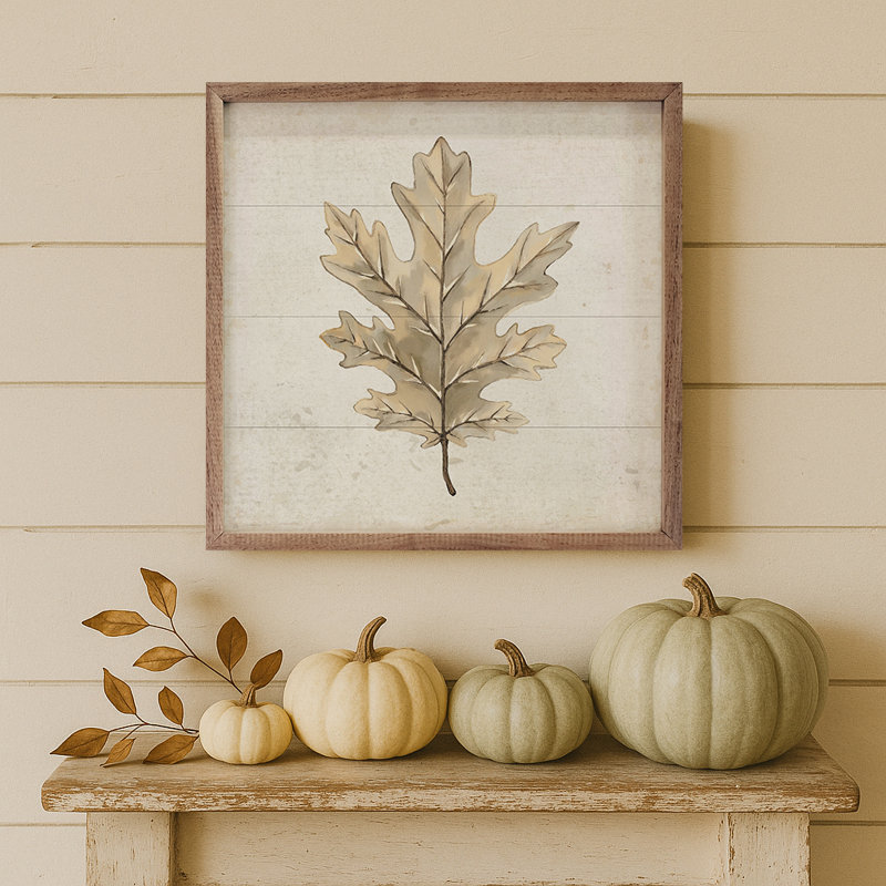 Oak Leaf, 12" H x 12" W