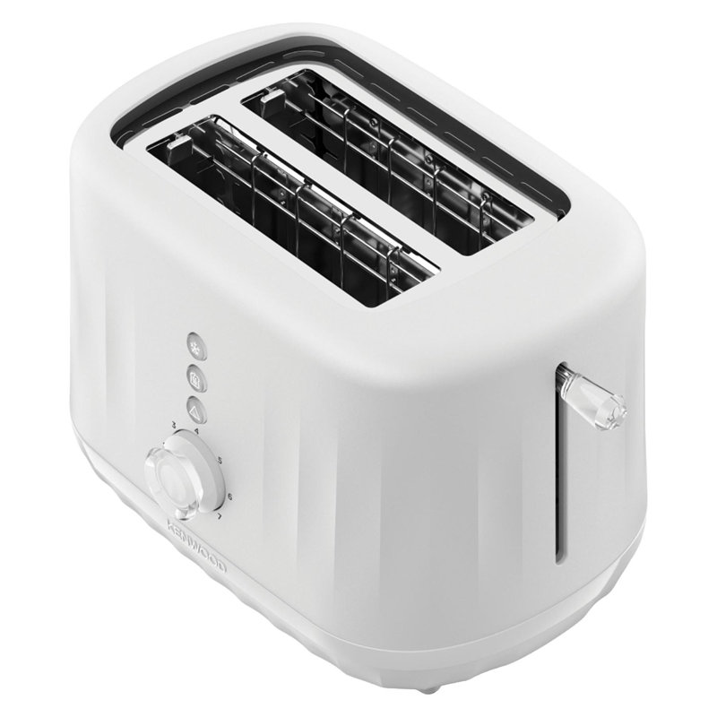 Ripple 2 Slot Toaster, White