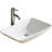 Modern Ceramic Rectangular Vessel Bathroom Sink