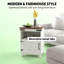Table de bout Modern Foyer, table d'appoint avec rangement, armoire de chevet