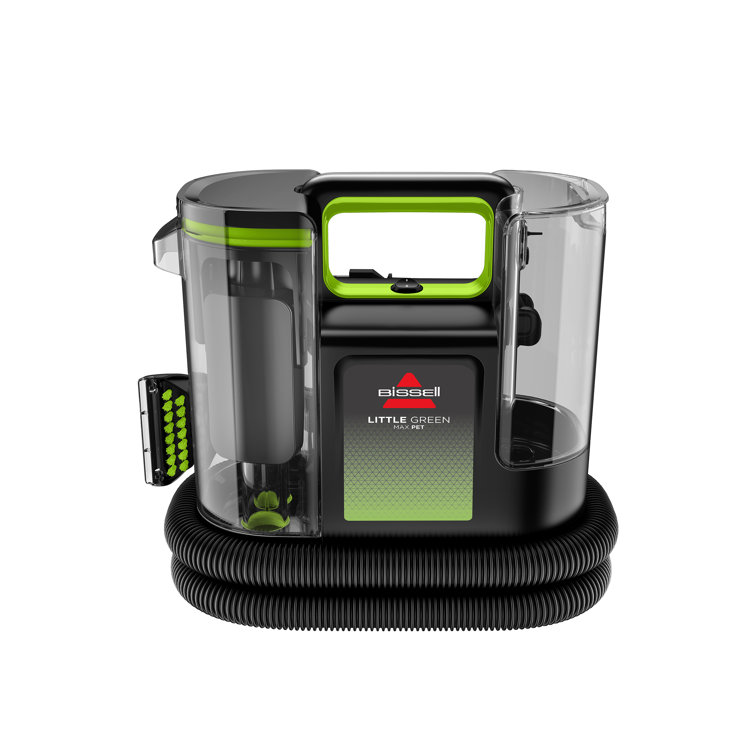BISSELL Little Green Max Pet Portable Carpet and Upholstery Deep Cleaner with Self-Cleaning Tough Stain Tool and Pet Hair Removal Tool