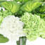 Real-Touch Hydrangeas Arranged with Mixed Greenery
