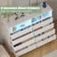 55" Wide 8-Drawer Dresser with Storage, LED & Charging Station-2086286650-2086286653