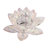 Iridescent Glass Crystal Lotus Votive Candle Holder-24704500-24704497