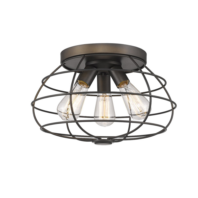 Mcshane Flush Mount, Oil Rubbed Bronze