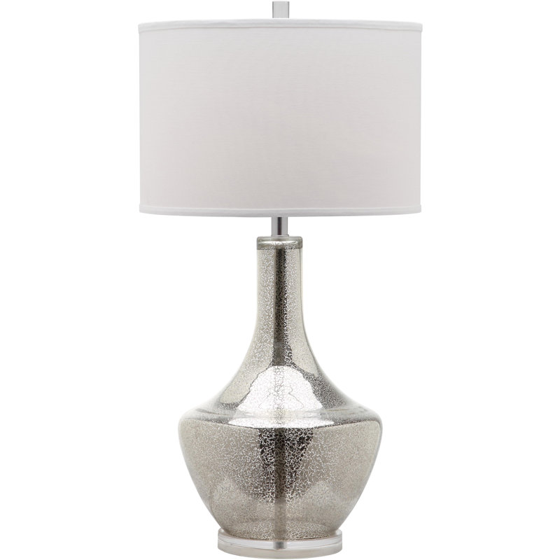 Lampe de table de 34,5 po Barrington, Argent