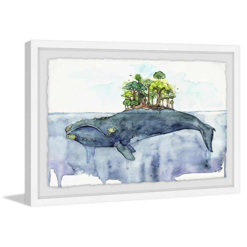 Bottomless Blue - Graphic Art, 20cm H x 30cm W