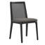 Chaise d'appoint en bois et rotin Monarch-102521193