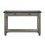 Table avec surface basse et tiroirs gris antique, tablette rectangulaire en gris, rangement-175227687