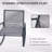 Conversation Set, 2-Person Outdoor Patio Bistro Metal Rocking With Table-988432129