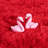  Red Round Shag Rugs, 4x4ft Soft Non-slip Fluffy Rug for Bedroom, Living Room, Teen Rooms Home Decor-555472340-555472347