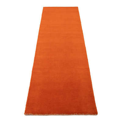 Solid Colour Wool Hand Woven Area Rug