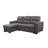 Upholstered L-Shaped Sectional Reversible-65772388