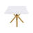 Rectangular 79-inch Faux Marble Dining Table White