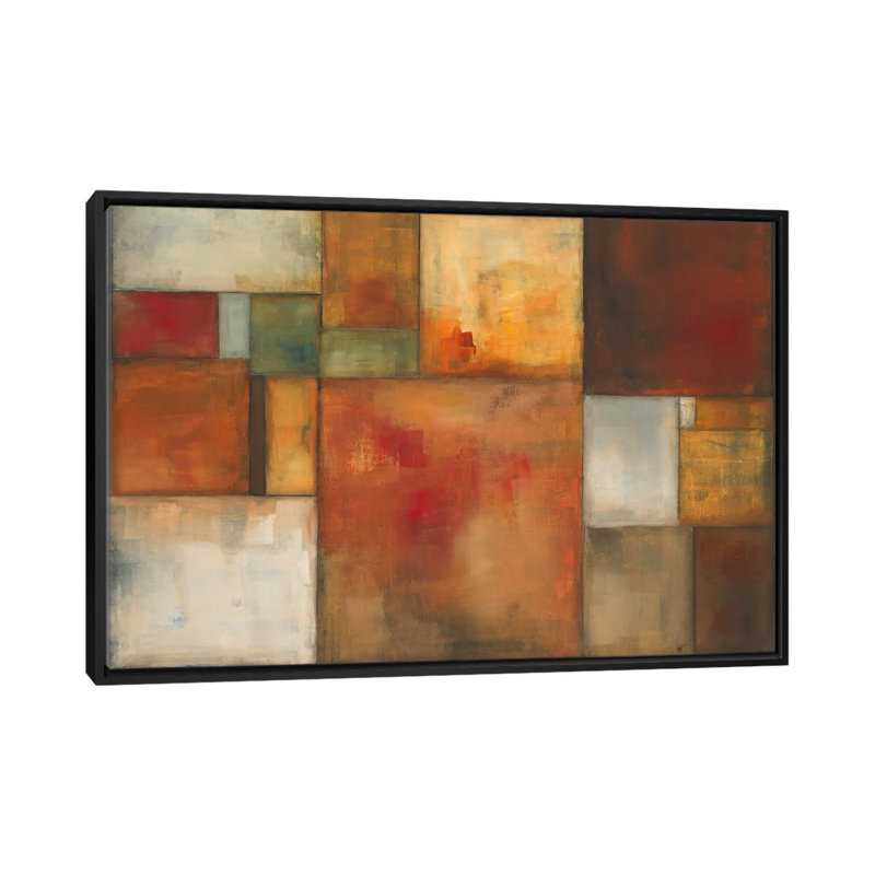 Mod - reproduction sur toile, H 18 po x l 26 po x P 1,5 po, Toile avec cadre noir, Pas de tapis