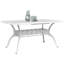 Table de patio Wildon Home® en aluminium blanc 59,1 po x 35,4 po x 28,3 po