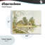 Plaque murale Cabin bord de rivière, design par lettré et doublé