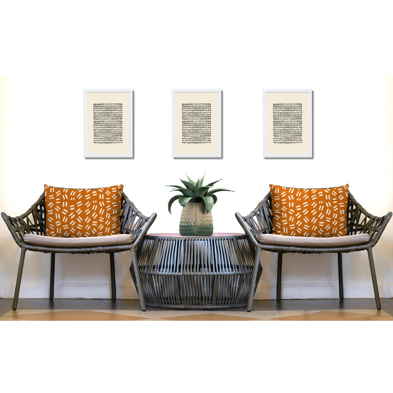 Housse et insert de coussin rectangulaire intérieur / extérieur en mélange de polyester / polyester Ikom, Orange