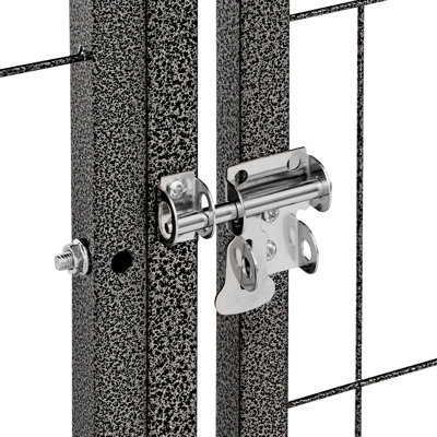 Chenil d'extérieur pour chien, grand chenil pour chien 9,8 x 9,8 x 5,4 pi avec serrure sécurisée, enclos extérieurs pour chiens avec toit résistant aux rayons UV et imperméable, cage de cage robuste pour grands chiens