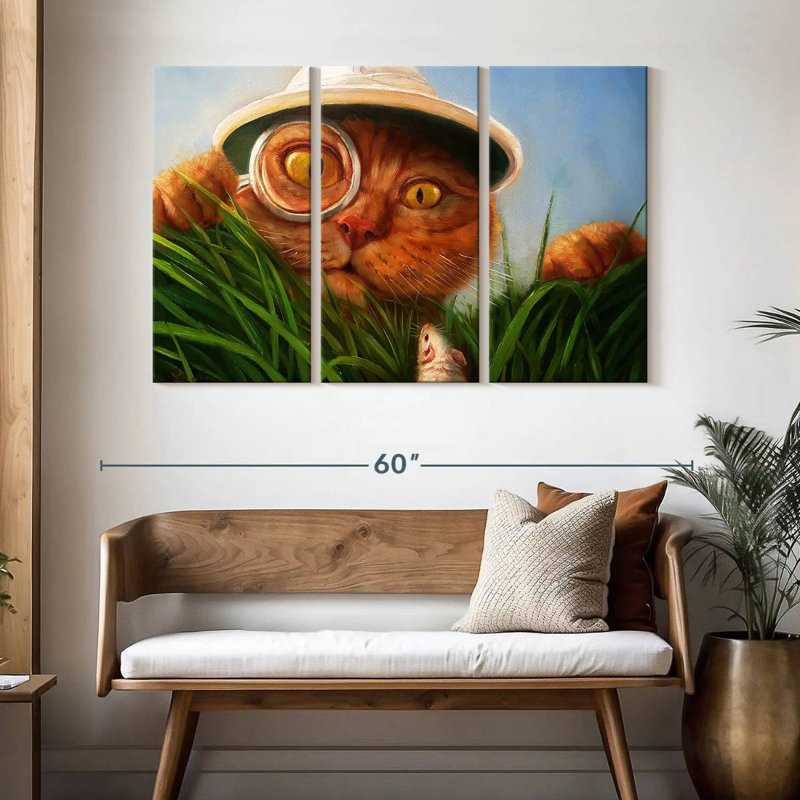 Chat Brampt Explorer, H 32 po x l 50 po