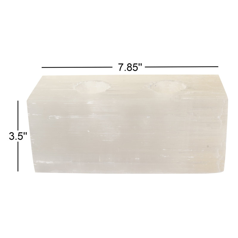 Porte-votive de table 3,5 po Selenite