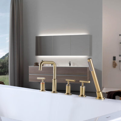 Bathroom Tub Filler with Diverter
