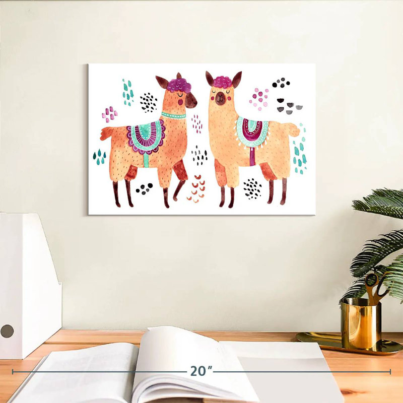 Lamas colorés Brampt, H 8 po x l 12 po