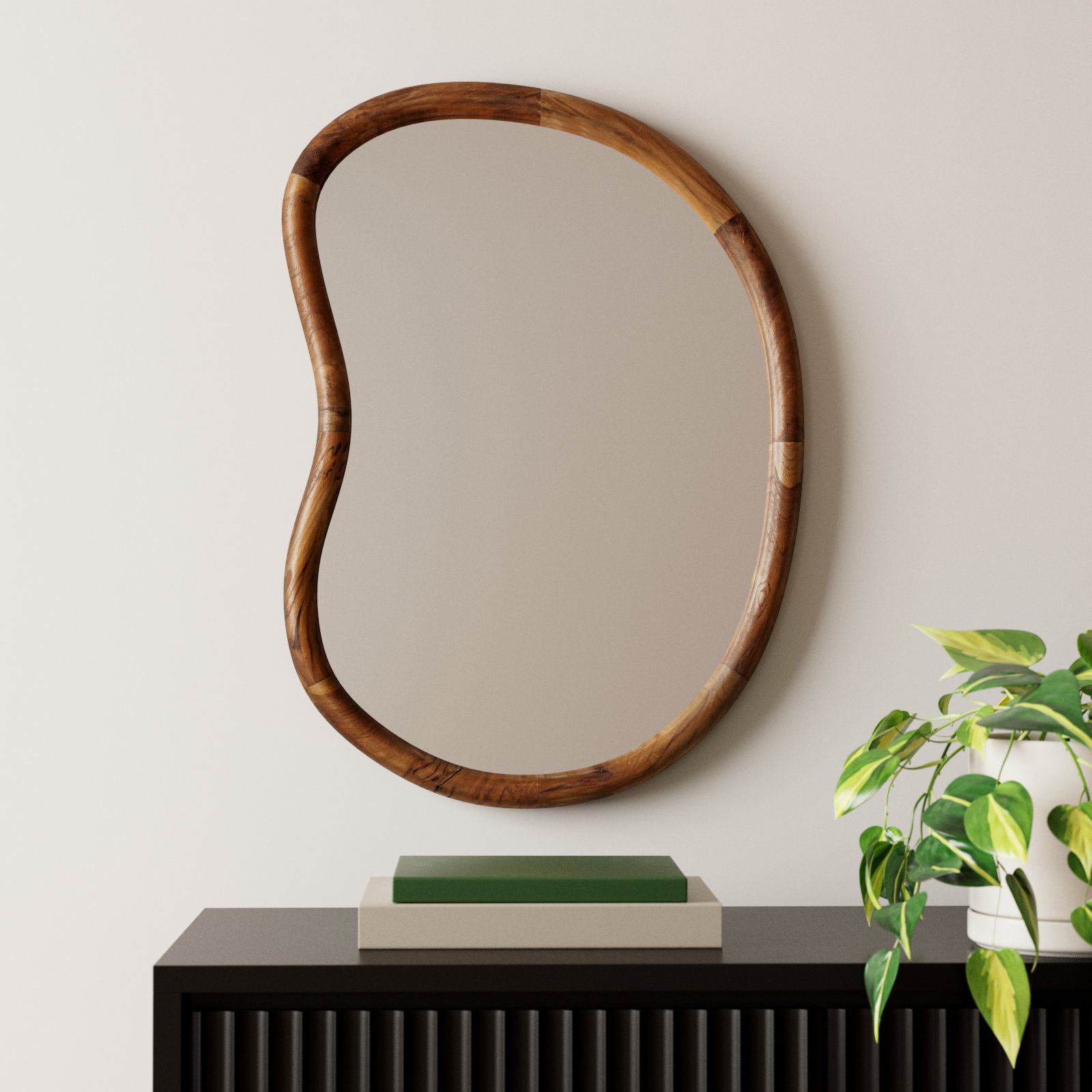 Maxton 18" Teak Accent Mirror