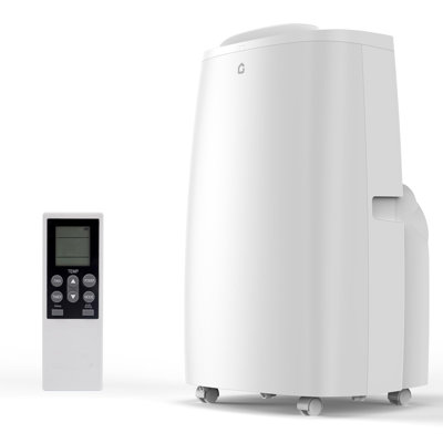 Powerful Dual Hose Inverter Portable Air Conditioner – 14,000 BTU Cooling & Heating – Built-In Dehumidifier, Fan, Quiet Sleep Mode, 24H Timer, Auto Evaporation, Easy Window Kit