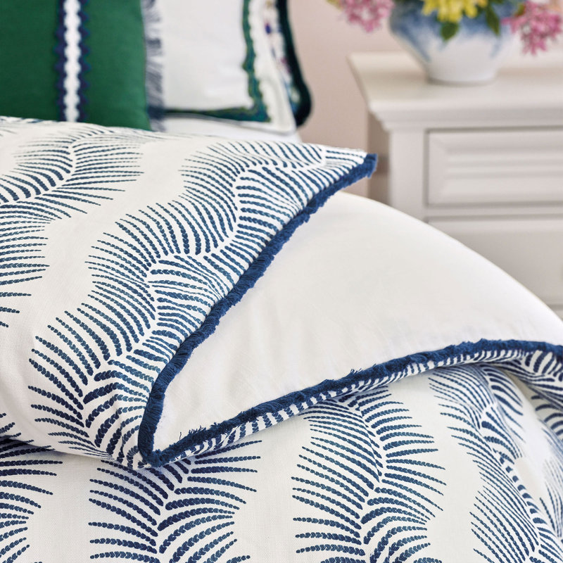 Boca Raton Botanical Button-Tufted Comforter, Full Comforter