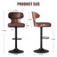 Tabourets de bar pivotants avec dossier Olivetti-1882189544-1882189545-1891964749