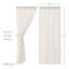 Paire de rideaux transparents avec passe-tringle Beacham-1850921254
